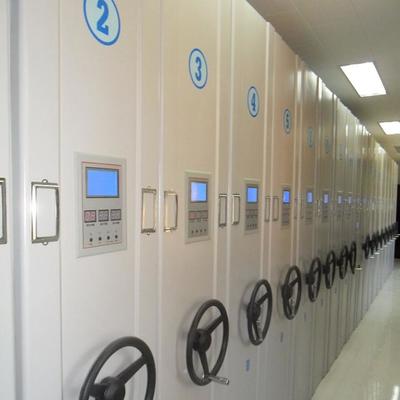 【合兴】手动手摇式密集架 办公家具资料架档案室密集柜 电动智能密集架图片_高清图_细节图